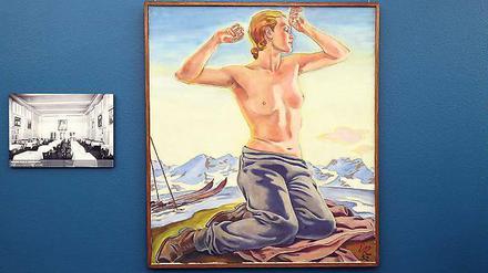 „Die Sehnsucht“. Der Frauenakt von Ernst Kretschmann entstand 1932.