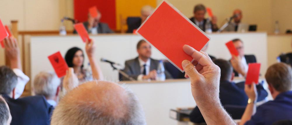 Am Donnerstag hatten die Potsdamer Stadtverordneten 153 Punkte auf ihrer Tagesordnung.