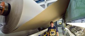 Wachstum in der Lausitz. 370 Millionen Euro hat das Unternehmen Hamburger Rieger aus Spremberg 2018 in eine zweite Papiermaschine investiert.