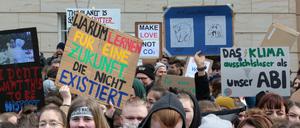 So viele Demonstranten wie noch nie. Bei der "Fridays for future"-Demonstration in Potsdam kamen weit mehr als 1000 Teilnehmer.