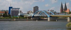 Ein Autodieb wollte vor der Polizei abhauen - und sprang in die Oder.