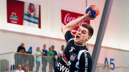 Er spielt mit aller Leidenschaft. Robin Huntz ist beim VfL Potsdam zur Leader-Figur gereift.