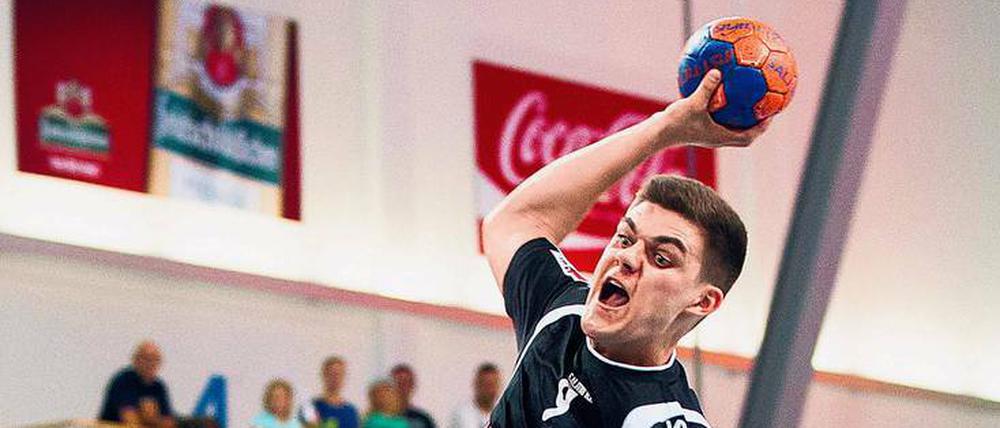 Er spielt mit aller Leidenschaft. Robin Huntz ist beim VfL Potsdam zur Leader-Figur gereift.
