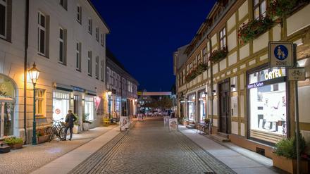 Nicht Berlin, aber auch schön. Die Innenstadt von Eberswalde, neuerdings ein Zuzugsziel von Berliner Familien.