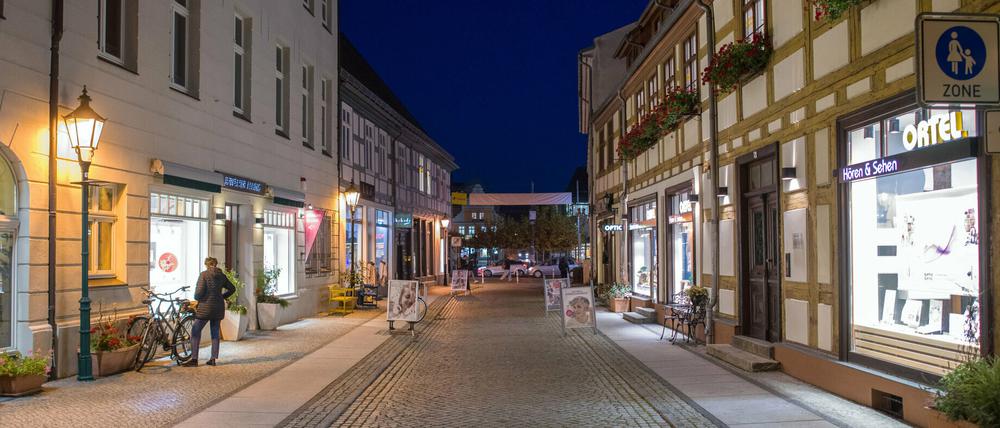 Nicht Berlin, aber auch schön. Die Innenstadt von Eberswalde, neuerdings ein Zuzugsziel von Berliner Familien.