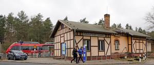 Der Bahnhof in Ferch soll zwei Außenbahnsteige erhalten. Allerdings nicht 2022, sondern voraussichtlich erst 2025.