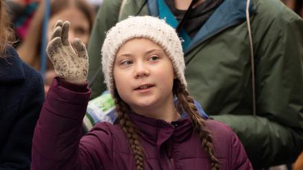Klimaaktivistin Greta Thunberg ist heute in Berlin und Potsdam unterwegs.