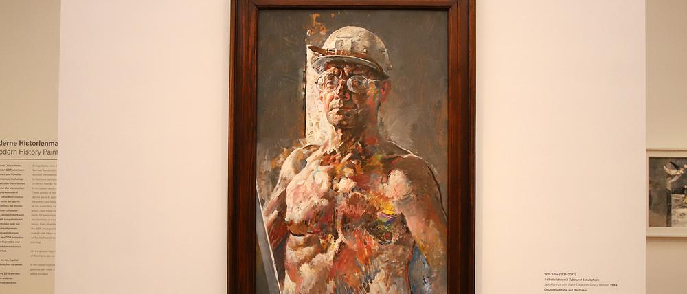 Die DDR-Kunstsammlung von Hasso Plattner umfasst Werke von Künstlern wie Willi Sitte mit seinem Selbstbildnis aus dem Jahr 1984.