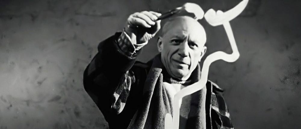Szene aus dem Film „Picasso – Bestandsaufnahme eines Lebens“.