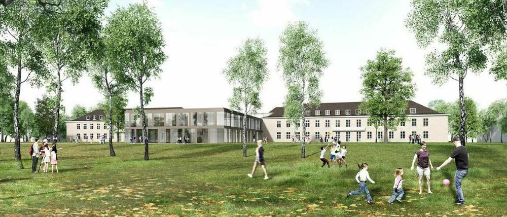 Die geplante Schule in Krampnitz.