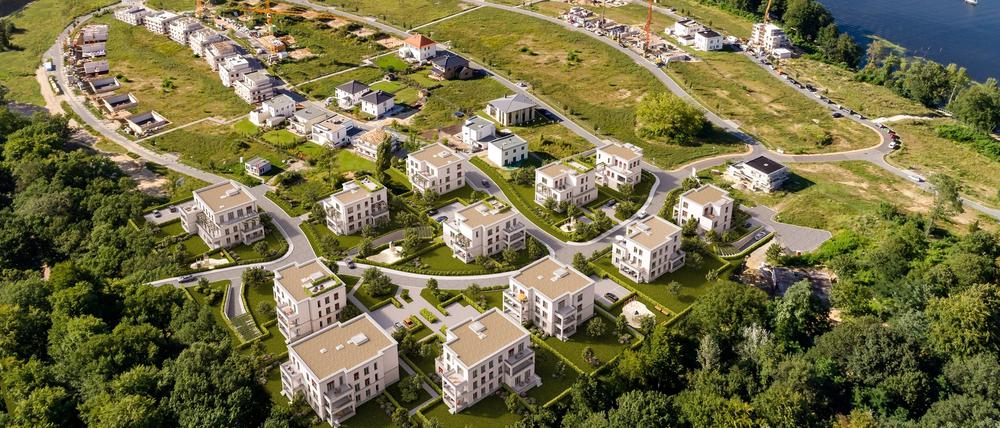 Am Freitag startete die SMB Copia Invest den Bau von zwölf Stadtvillen im Süden des Areals.