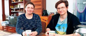 Ludmila, ihr Mann und die drei Söhne (hier zu sehen der 18-jährige Nikolas) haben eine der wenigen 100-Quadratmeter-Wohnungen im Staudenhof.