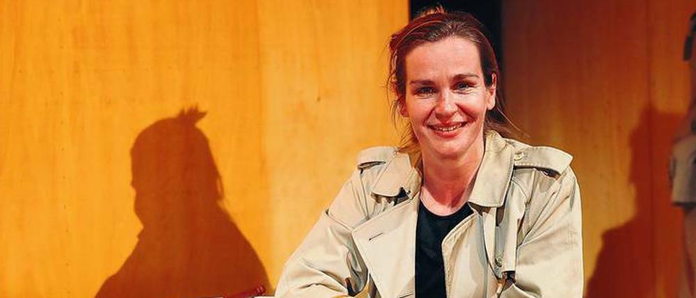 „Ich sehe auf der Bühne genauso aus wie im Leben“, sagt Katja Zinsmeister und lacht. 