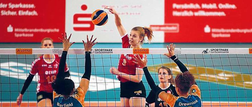 Rasante Entwicklung. Als 19-Jährige gehört Natalie Wilczek beim SC Potsdam zur Startformation.