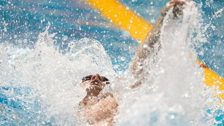 Bester seiner Lage. Über 100 Meter Rücken führt Christian Diener das deutsche Ranking an.