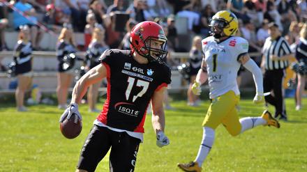 Traum vom Profitum. Max Zimmermann hat sich beim Combine der Canadian Football League für einen Vertrag beim Team aus Saskatchewan empfohlen.