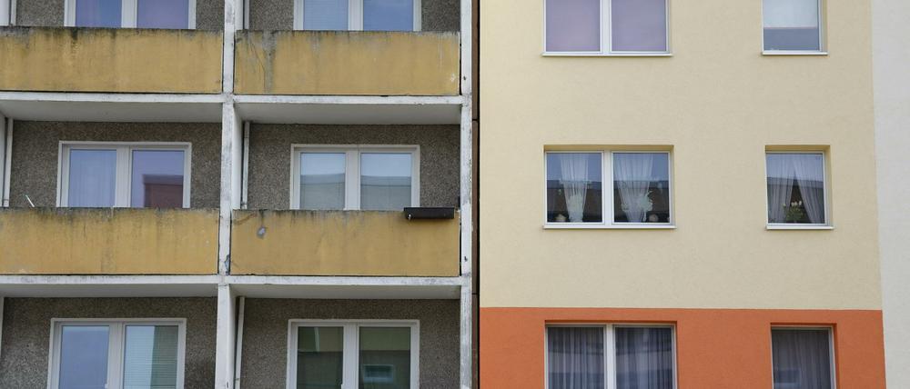 "Teilweise gelungen": In den letzten Jahrzehnten wurde die Farbgebungen einiger Hochhäuser verändert.