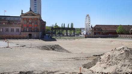 Sandige Brache am Alten Markt.