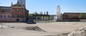 Sandige Brache am Alten Markt.