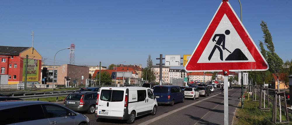 In Potsdam wird derzeit an einigen Stellen gebaut.
