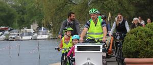 In diesem Jahr kamen rund 50 Teilnehmer zum Anradeln in Potsdam.
