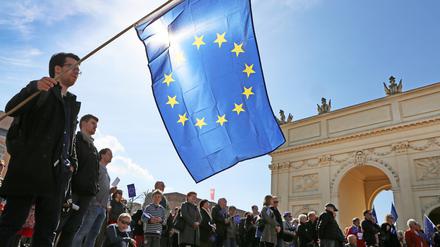 Vor zwei Jahren fanden mehrere "Pulse of Europe"-Kundgebungen in Potsdam statt.