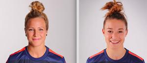 Abgang zum Branchenprimus. Svenja Huth (l.) und Felicitas Rauch schließen sich dem VfL Wolfsburg an.