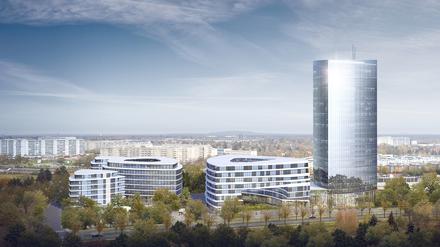 Der Schönefeld Tower soll 110 Meter hoch werden.