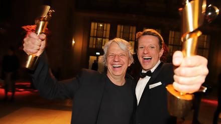 Lolas für "Gundermann": Der Potsdamer Regisseur Andreas Dresen und Hauptdarsteller Alexander Scheer erhielten den Deutschen Filmpreis.