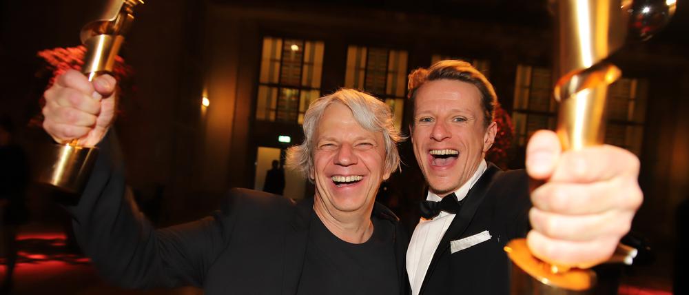 Lolas für "Gundermann": Der Potsdamer Regisseur Andreas Dresen und Hauptdarsteller Alexander Scheer erhielten den Deutschen Filmpreis.