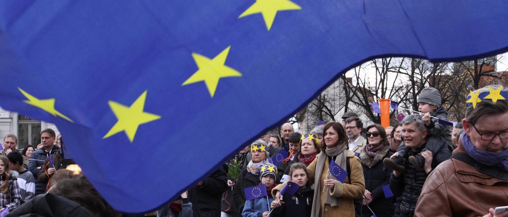 Heute geht es in Potsdam wieder oft um Europa.