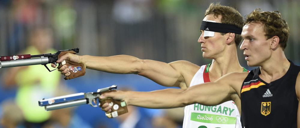 Das Ziel im Visier. Bereits 2016 startete Christian Zillekens (r.) bei Olympia - nächstes Jahr möchte er wieder dabei sein.