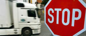 Potsdam diskutiert ein Durchfahrtsverbot für Lastkraftwagen.