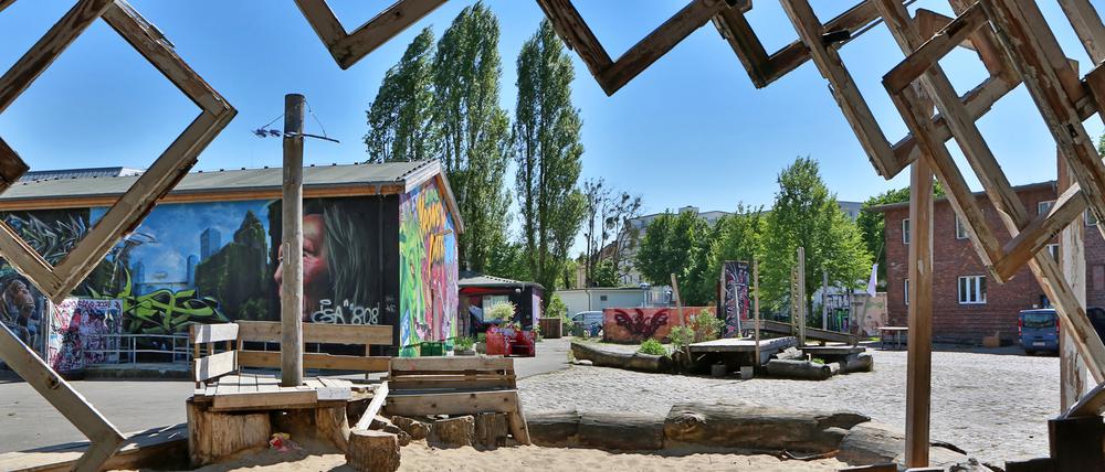 Das Jugendkulturzentrum "Freiland" befindet sich an der Friedrich-Engels-Straße.