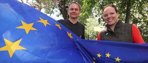 Wieder aktiv. Volker Gustedt und Marie-Luise Glahr sind die Organisatoren des Potsdamer Ablegers von Pulse of Europe. 
