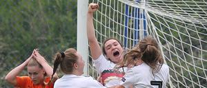 Sophie Weidauer erzielte fünf Turniertore und traf auch im Elfmeterschießen des U17-EM-Finales.