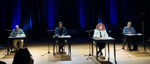 Bei Next Stage Europe 2019 stellte Oksana Maslova ihren Theatertext "Stimmen im Kopf" vor.