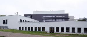 Außenansicht des Neubaus für das Max-Planck-Institut für Molekulare Pflanzenphysiologie, in Golm.