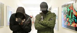 Vincent und Mister X wollen unerkannt bleiben.