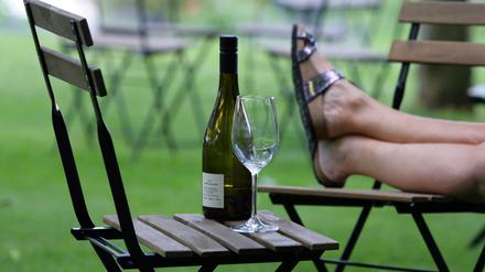 Gut gehen lassen kann man es sich beim Weinfest in der Villa Jacobs.