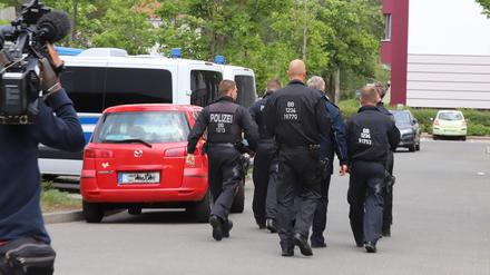 Die Polizei suchte nach dem Mädchen in der Gartenstadt Drewitz.