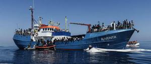 Rettung. Flüchtlinge auf der Iuventa im Jahr 2017.