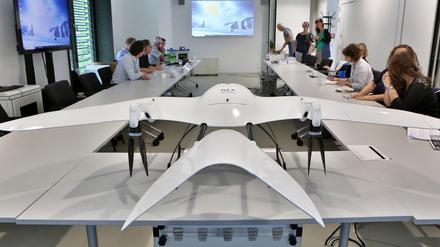 Wie im vergangenen Jahr stellt das GFZ bei der Nacht der Wissenschaften seine Drohne vor, die für Forschungszwecke genutzt wird.