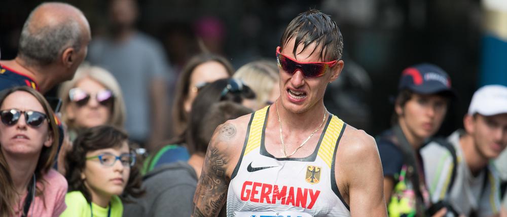Fortschritt. Christopher Linke (Archivbild von der WM 2017) steigerte seine Bestzeit um 17 Sekunden.  
