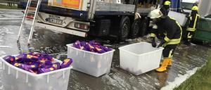 25 Tonnen polnischer Rohrreiniger sind ausgelaufen