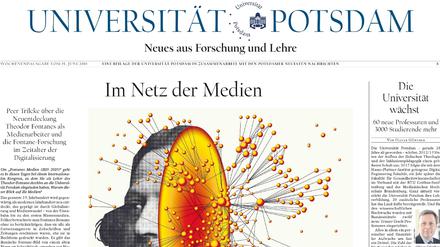 Die Wissenschafts-Sonderbeilage erscheint am 15.06.2019 in den Potsdamer Neuesten Nachrichten und im Tagesspiegel.