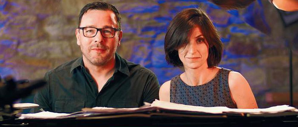 Cembalistin Tamar Halperin und Countertenor Andreas Scholl.