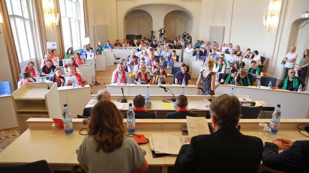 Erste Sitzung nach der Kommunalwahl.