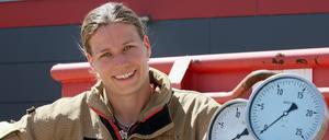 Marie Schumann von der freiwilligen Feuerwehr Groß Glienicke.