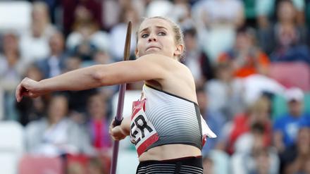Verlässlich. Annika Marie Fuchs warf den Speer auf gutem Niveau.